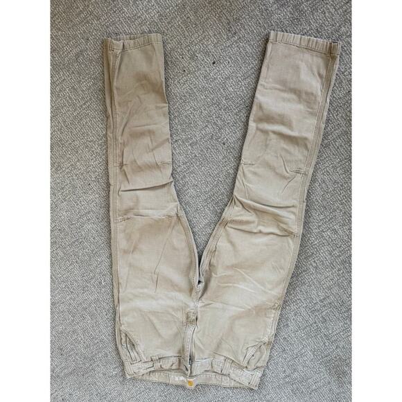 Carhartt straight fit men’s work pants tan 38x34 - Picture 1 of 7